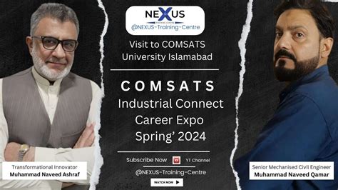 NEXUS NTC COMSATS Visit Industrial Connect Career Expo