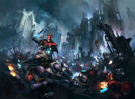 Download Warrior Battle Video Game Warhammer 40k 4k Ultra Hd Wallpaper