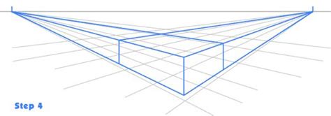 Two Point Perspective Two Vanishing Points On The Horizon Line 2