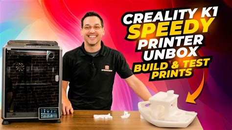 Creality K Speedy D Printer Unboxing Build Test Prints Youtube