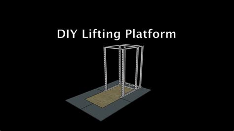 Lifting Platform Diy Build In 2 Minutes Youtube