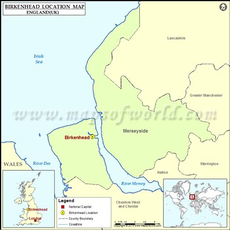 Where Is Birkenhead Location Of Birkenhead In England Map
