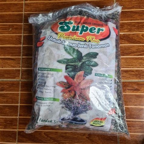 Jual Media Tanam Organik Super Premium Plus 1kg Media Tanam Tebrbaik