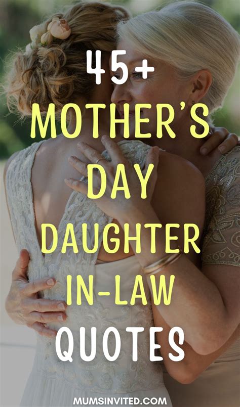 49 Mothers Day Quotes For Daughter In Law Images Mums Invited