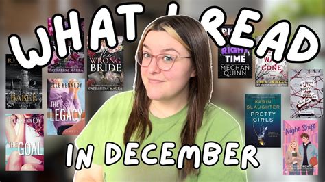 December Reading Wrap Up Everything I Read Last Month What I