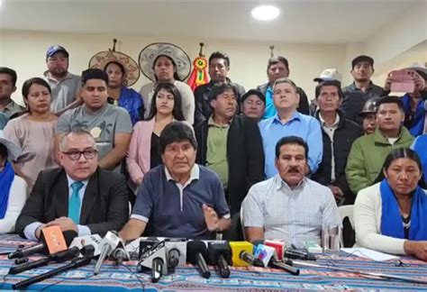 Evo Morales Rechaza Denuncias De Estupro Y Afirma Que El Caso Fue