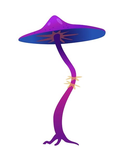 Premium Vector Magic Mushroom Vector Illustration