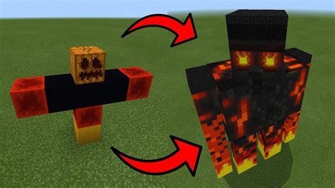 Mcpe How To Spawn A Giant Magma Golem Youtube