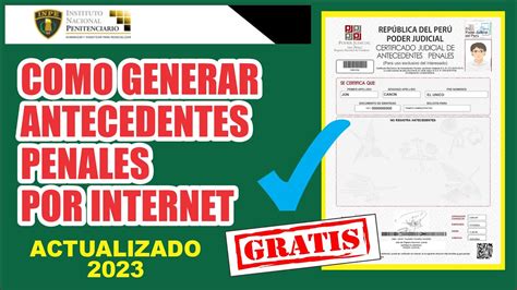 Cómo Tramitar Mi Certificado De Antecedentes Penales Por Internet En