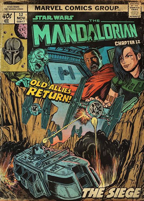 The Mandalorian Season 2 Premiere Recreated As Classic Marvel Star Wars