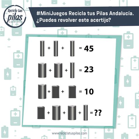 Recopilaci N De Minijuegos De Recicla Tus Pilas Andaluc A Ii