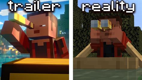 Minecraft Trailer Vs Reality 1 19 YouTube