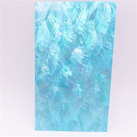 Blue Abalone Adhesive Veneer Sheet Mother Of Pearl Shell X