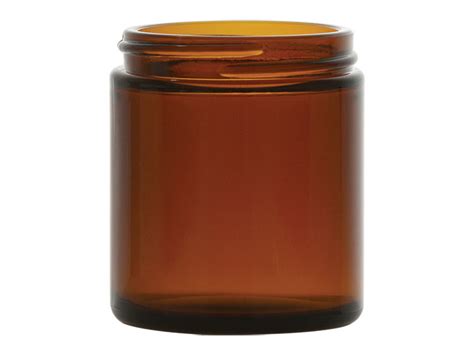 4 Oz Amber Glass Jars