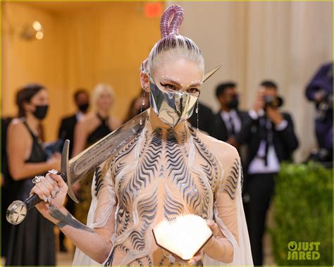 Photo: grimes carries sword metal mask met gala 08 | Photo 4622871 ...