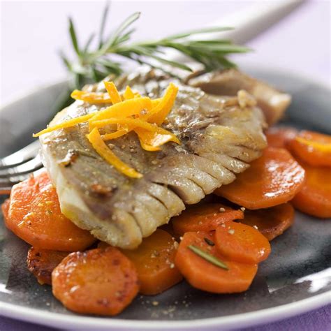 Recette filet de lieu noir caramélisé à l orange et carottes Cuisine