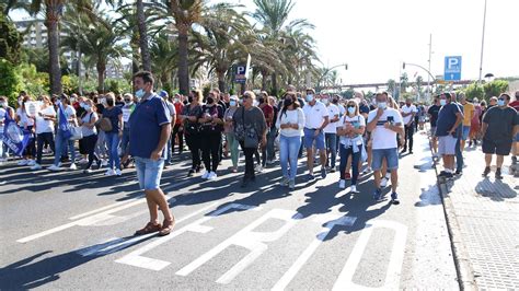 Las imágenes de la manifestación de los trabajadores del campo