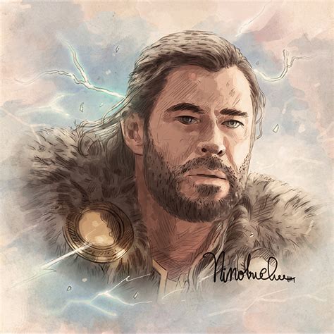 Thor - FAN ART by NinoBW-CHU on DeviantArt