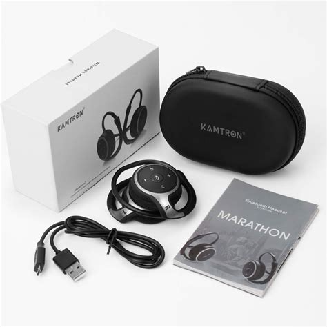 Kamtron Bluetooth Running Headphones Marathon Wireless Earphones With