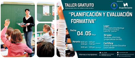 Planificaci N Y Evaluaci N Formativa Grupo Horizonte Educa Per