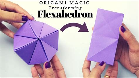 Origami Magic Transforming Rectangle Easy Paper Crafts Paper Magic