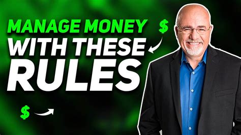 Dave Ramsey 5 Rules To Manage Your Money Like The Rich Incredible