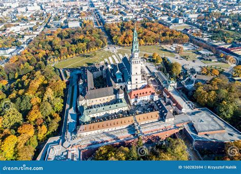 Jasna Gora Monastery In Czestochowa, Poland. Aerial View Stock Photography | CartoonDealer.com ...