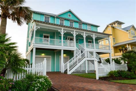 Galveston Beach Houses Stock Photos, Pictures & Royalty-Free Images ...