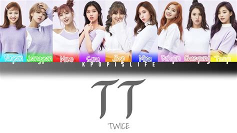 Twice 트와이스 Tt Color Coded Lyrics Youtube