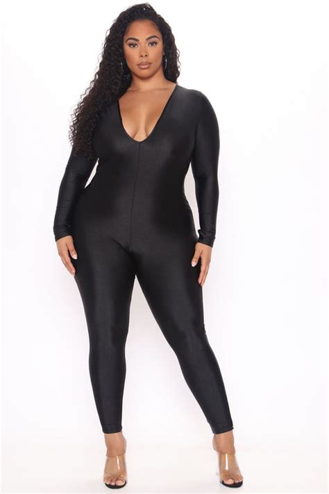 Jumpin Into It Jumpsuit Black Fashion Nova