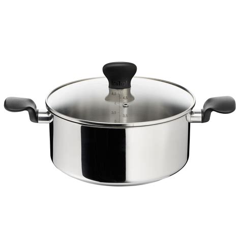 Tefal Faitout Initial Cm Couvercle En Inox Induction Pas Cher