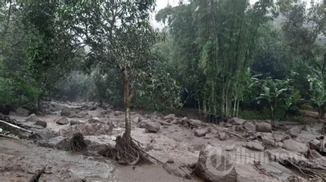 Banjir Bandang Terjang Kawasan Puncak Bogor Foto