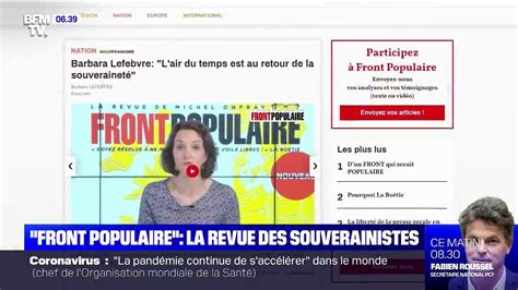 Qui Sont Les Contributeurs De La Revue Front Populaire De Michel