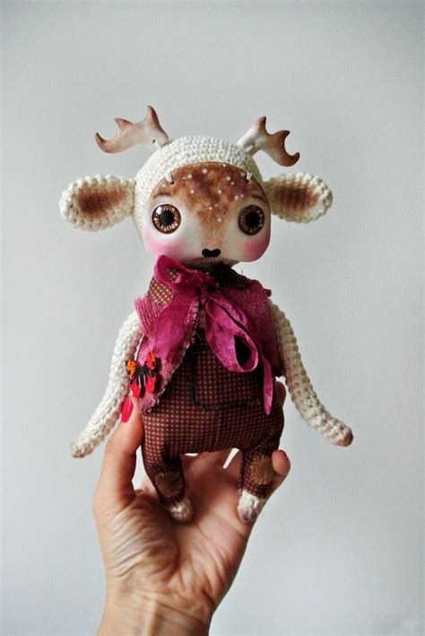 Ошибка 429 | Crochet art, Ooak dolls, Baby deer art