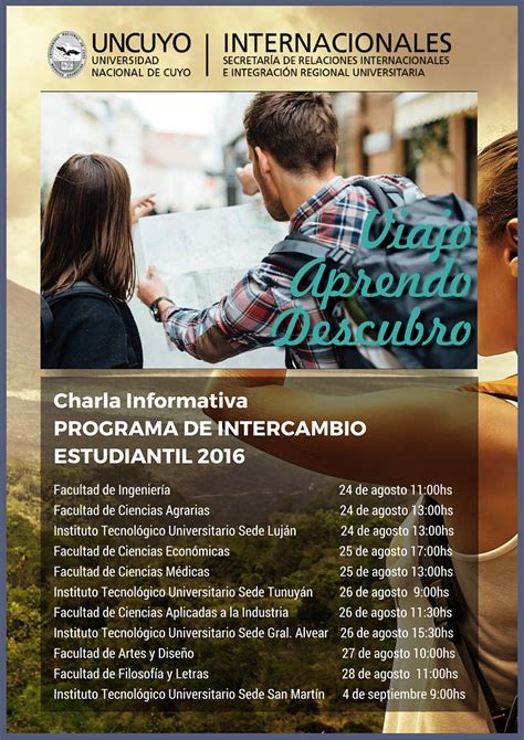 Programa De Intercambio Estudiantil Charla Informativa Instituto