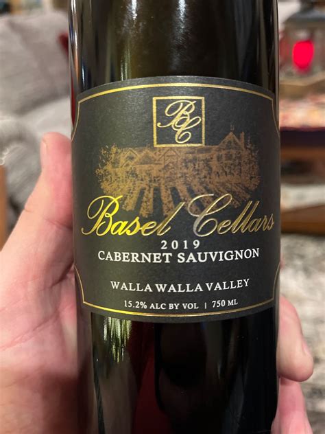 2019 Basel Cellars Cabernet Sauvignon USA Washington Columbia Valley