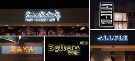 Outdoor Backlit Signs For Bespoke Exterior Branding Front Signs