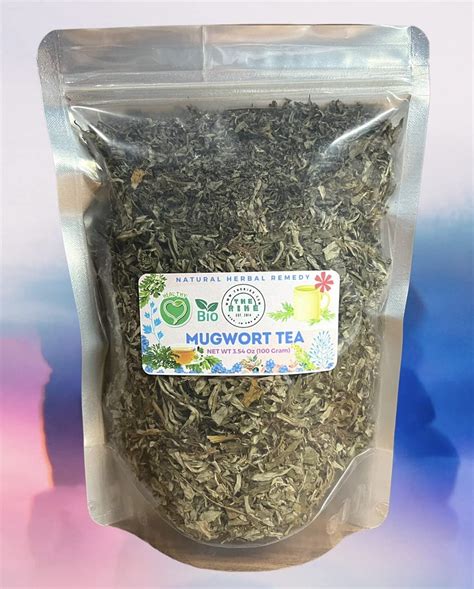 Pack Of Dried Mugwort Tea Mugwort Leaves Tea Gram Artemisia