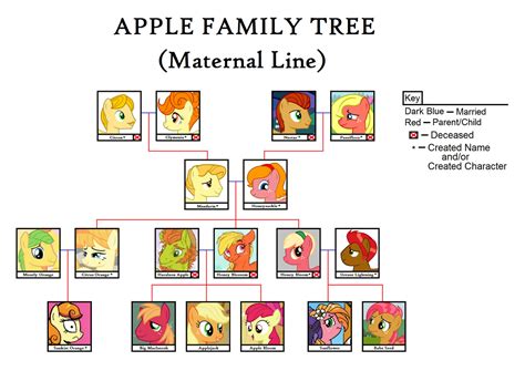 Applejack's Family Tree (Maternal Family) by UtopianPeace on DeviantArt