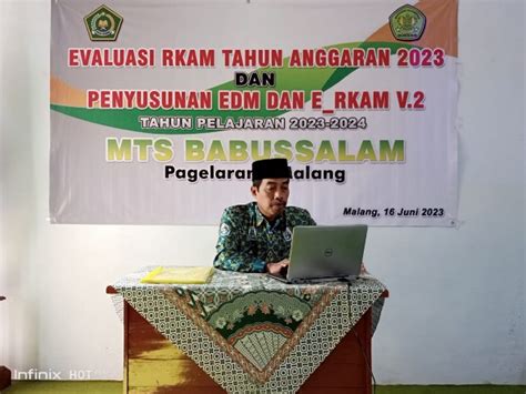 Rapat Penyusunan EDM ERKAM 2023 MTs BABUSSALAM