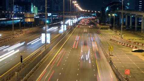 sheikh zayed road night time lapse Stock Footage Video (100% Royalty-free) 4857536 | Shutterstock