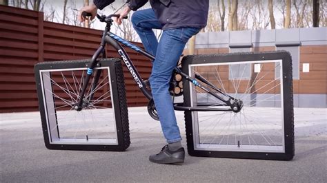 La Ingeniosa Bicicleta De Ruedas Cuadradas As Funciona Este