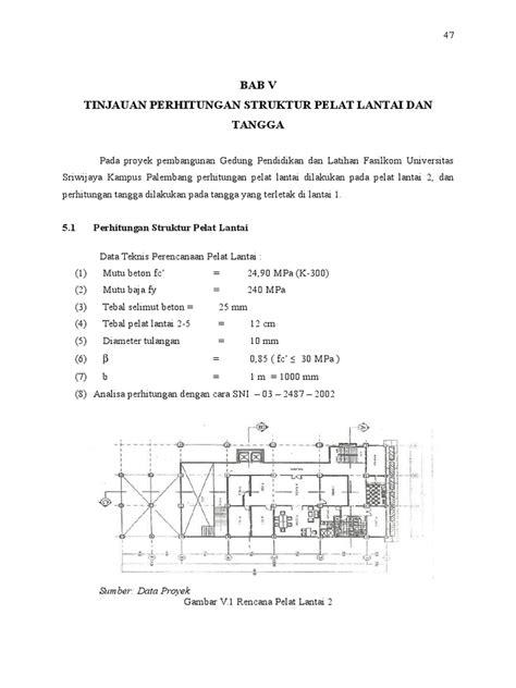 Pdf Perhitungan Pelat Lantai Dan Tangga Dokumen Tips