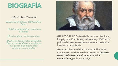 fotos y biografía del brillante físico y astrónomo galileo galilei