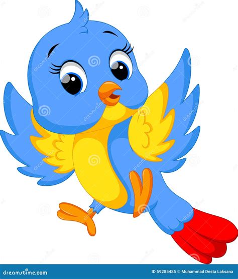 Cute Bird Cartoon Stock Illustration Illustration Of Character 59285485