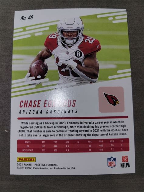 2021 Panini Prestige Xtra Points Astral Chase Edmonds Arizona Cardinals