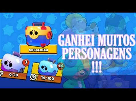 Mega Abertura De Caixas Ganhei Todos Os Brawlers Brawl Stars