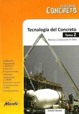 TECNOLOGÍA DEL CONCRETO TOMO 2 San Cristobal Libros SAC Derechos