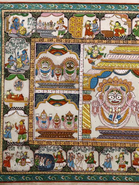 Large Shri Jagannatha Ji Exotic India Art