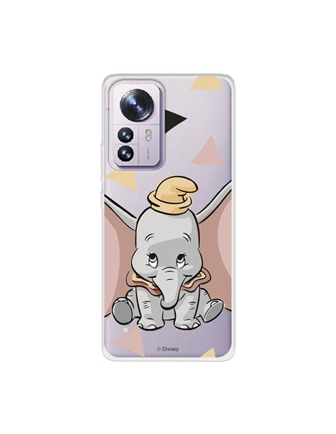 Funda Para Xiaomi X Oficial De Disney Dumbo Silueta Transparente Dumbo